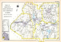 Brookfield - Brookfield North - Brookfield West - Warren Towns, Worcester County 1898